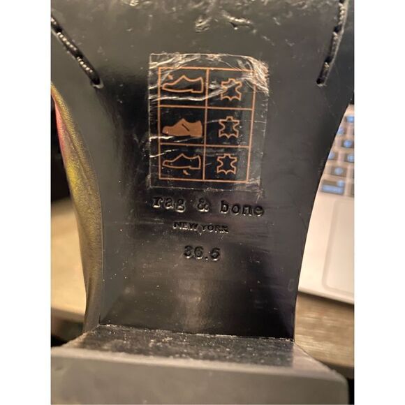 Rag & bone Hazel Boot - Leather Chelsea Boot 36.5 - Picture 5 of 9